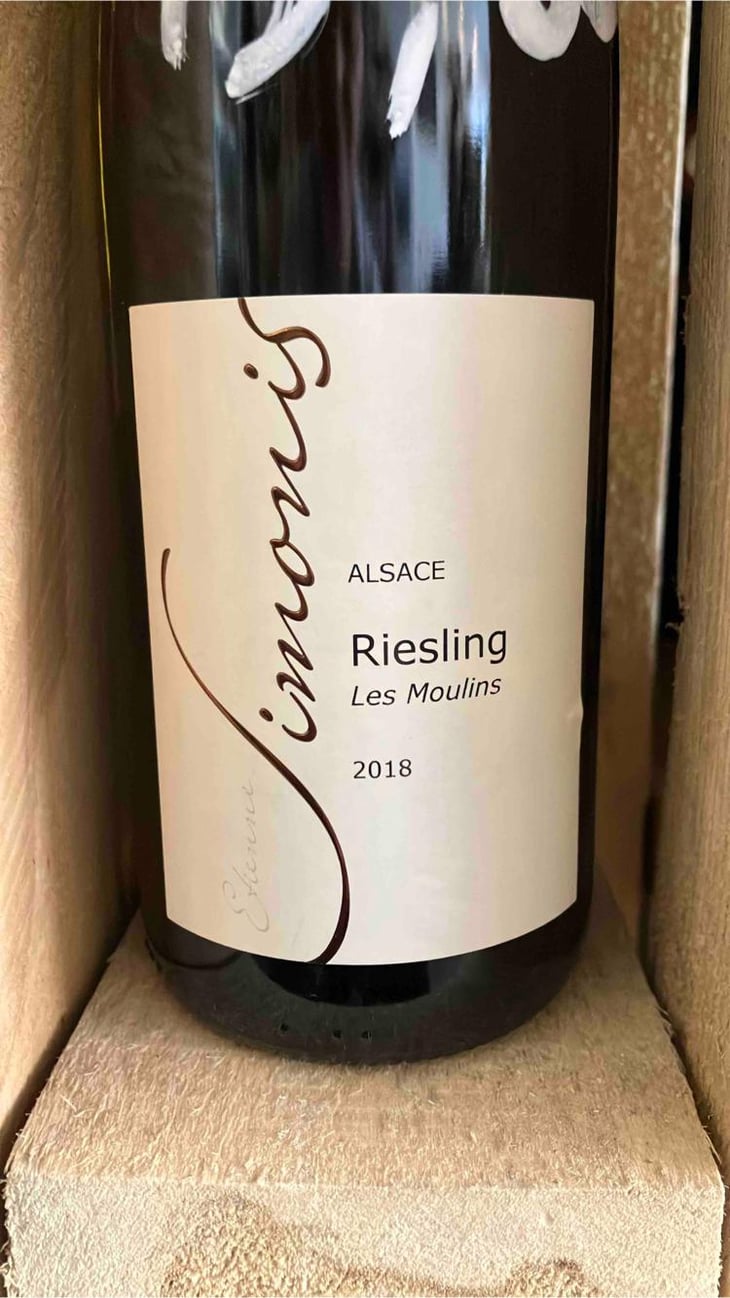 Riesling Les Moulins - Domaine Simonis - Etienne Simonis -2018