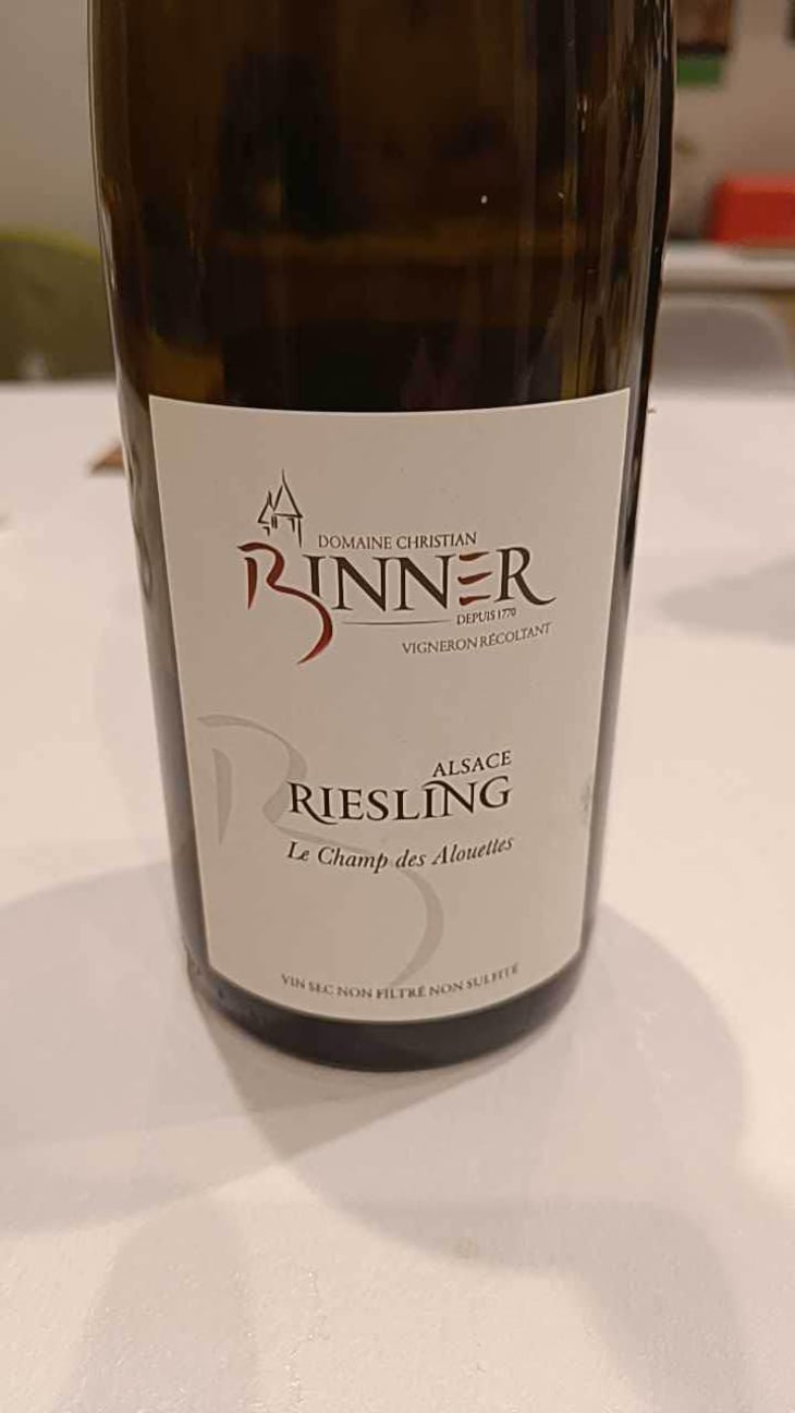Riesling Les Salon des Bains - Domaine Christian Binner - Christian Binner et son équipe 