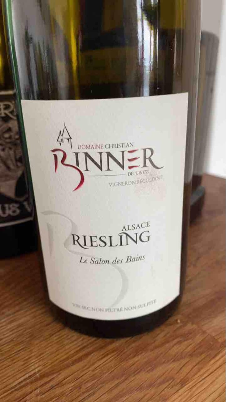 Riesling Les Salon des Bains - Domaine Christian Binner - Christian Binner et son équipe 
