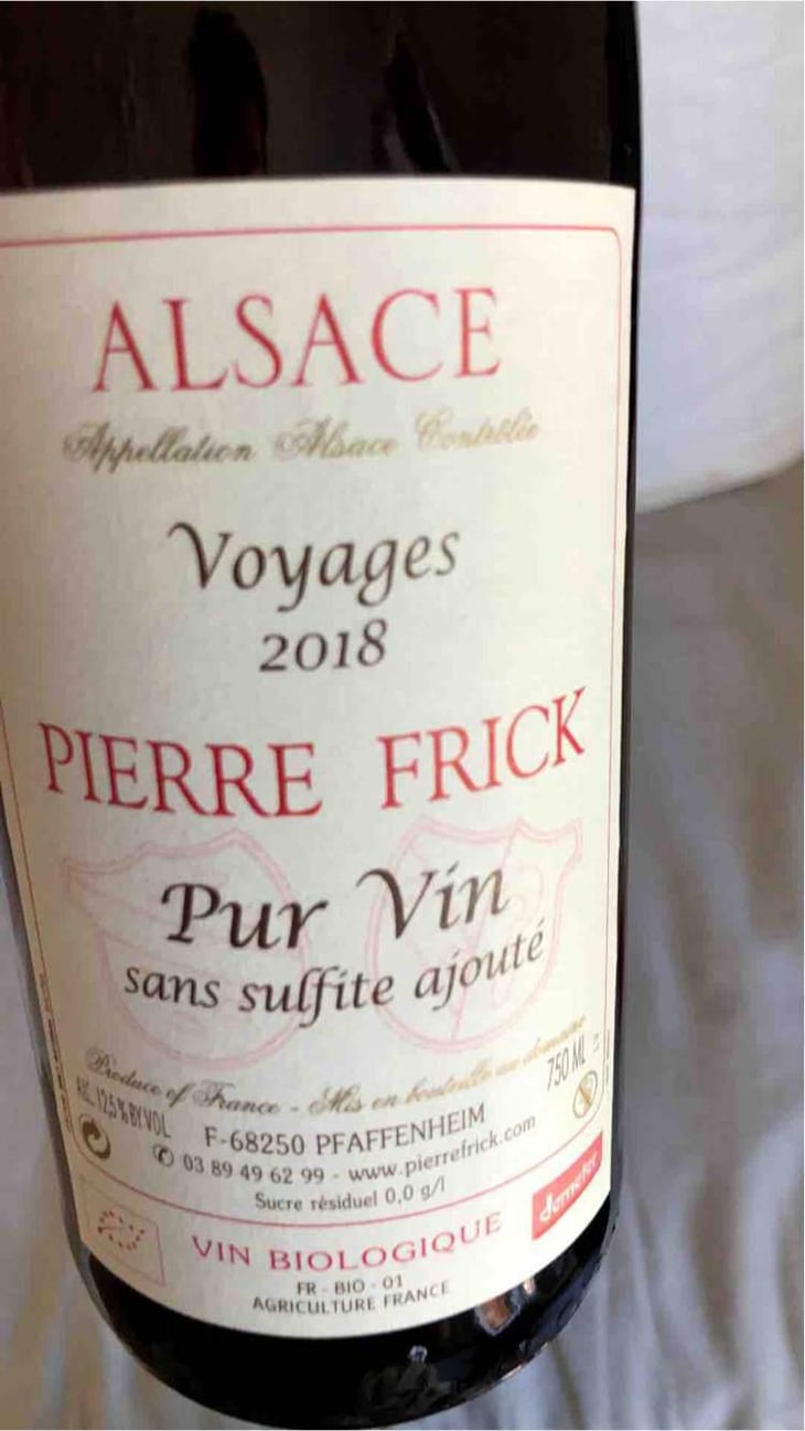 Riesling Macération - Domaine Pierre Frick - Jean-Pierre, Chantal et Thomas Frick 