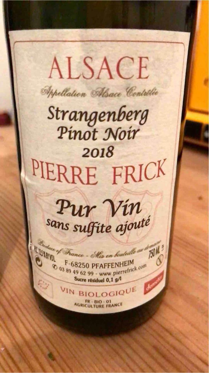 Riesling Macération - Domaine Pierre Frick - Jean-Pierre, Chantal et Thomas Frick 