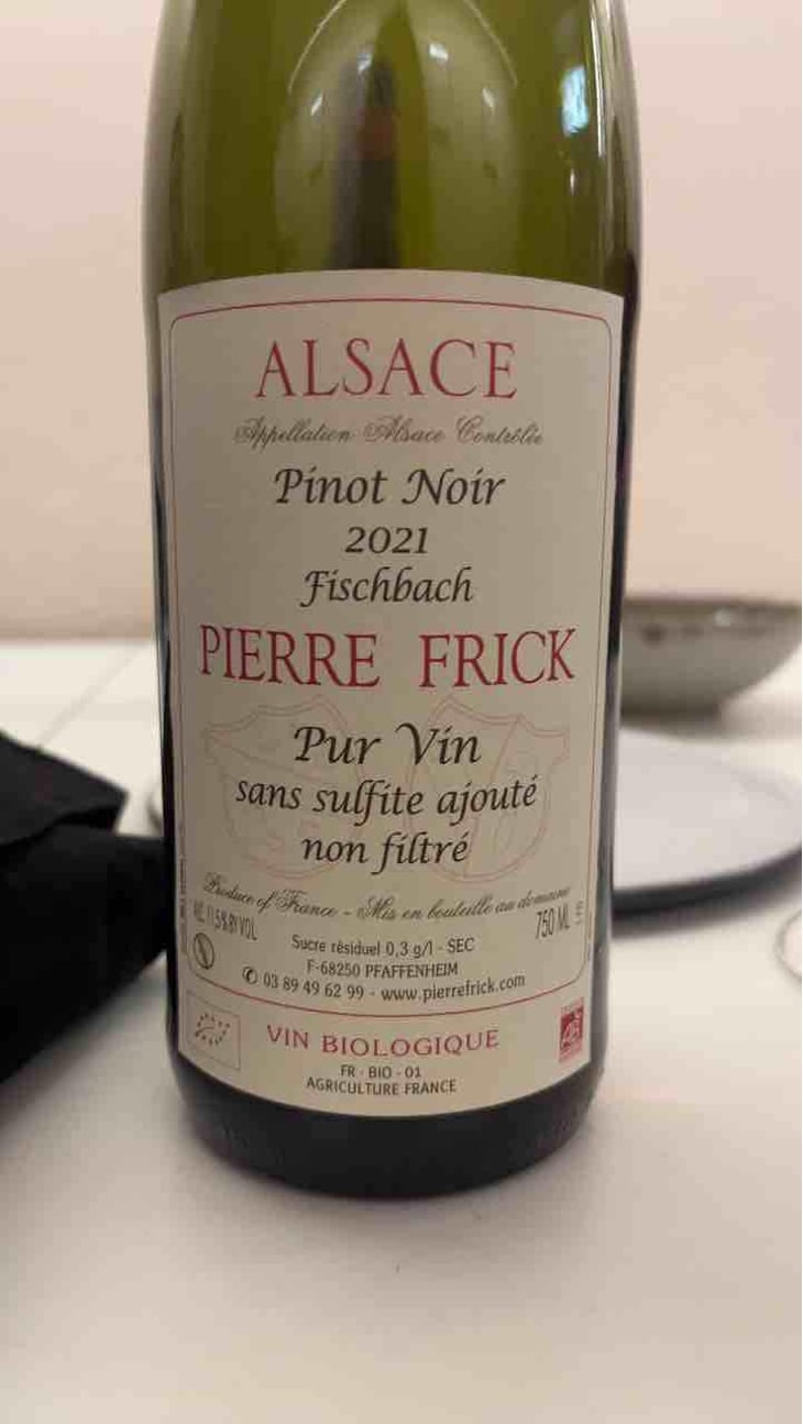Riesling Macération - Domaine Pierre Frick - Jean-Pierre, Chantal et Thomas Frick 