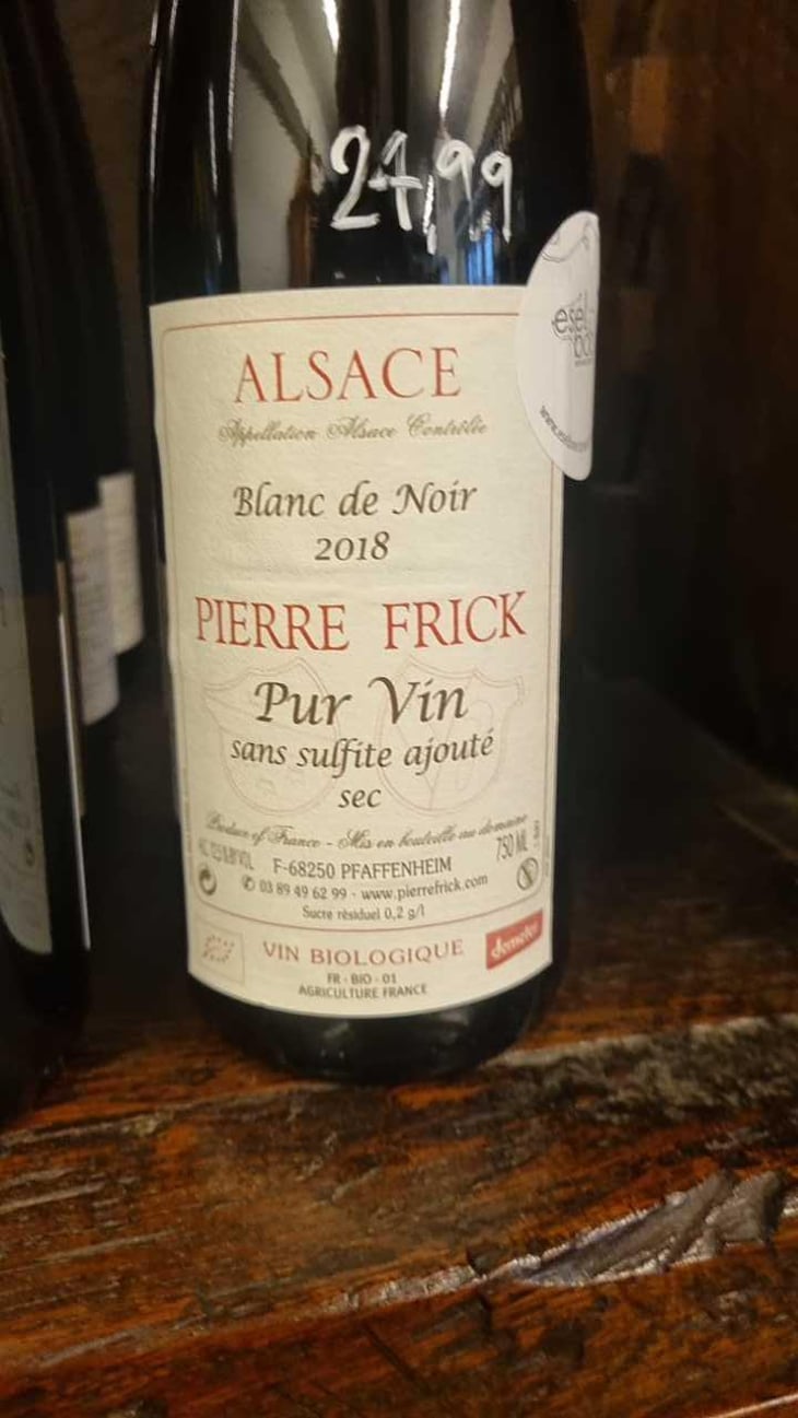 Riesling Macération - Domaine Pierre Frick - Jean-Pierre, Chantal et Thomas Frick 