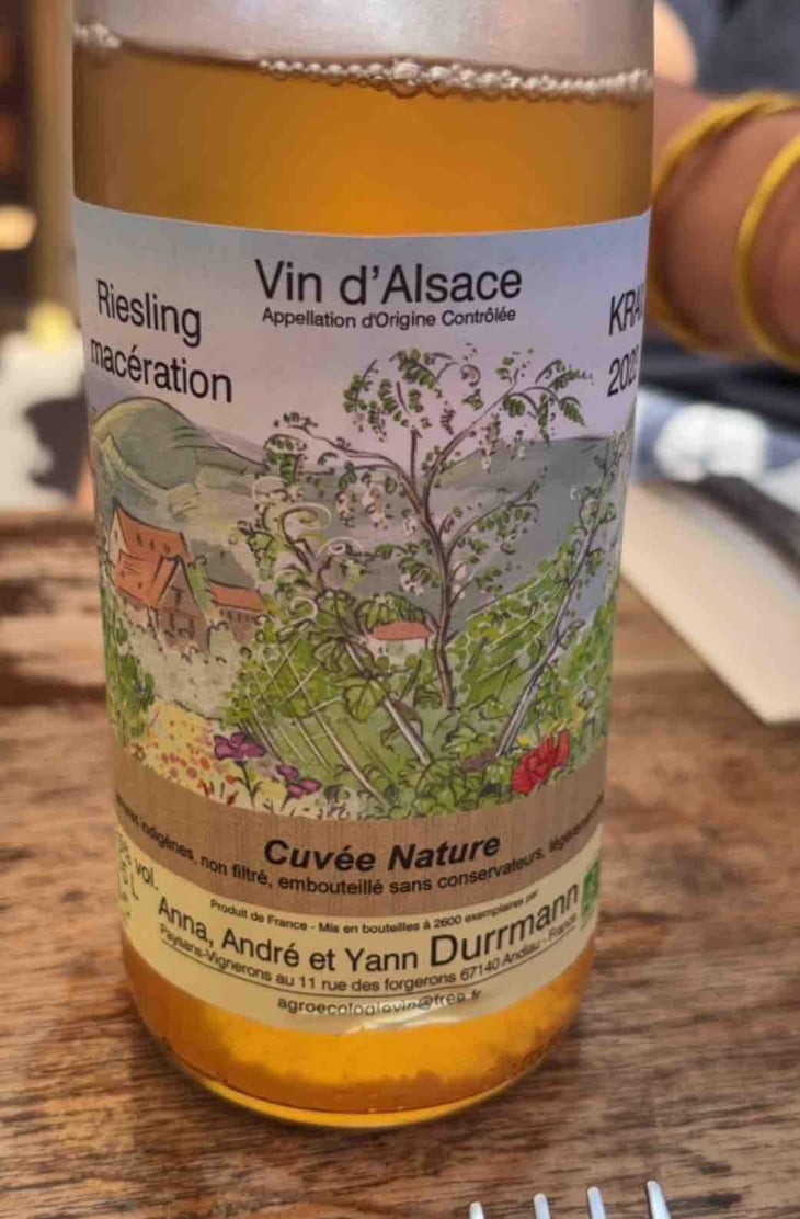 Riesling Macération Krax - Anna, André & Yann Durrmann - Anna, André & Yann Durrmann -2021