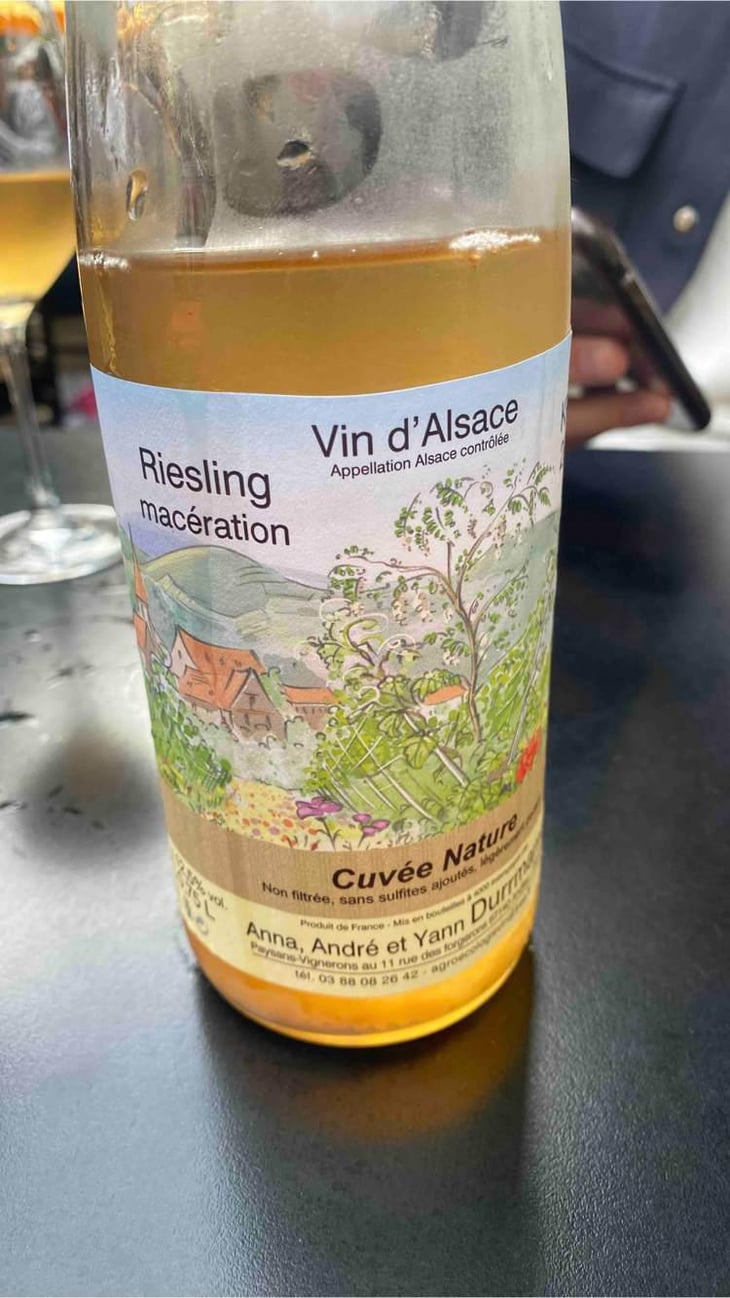 Riesling Macération Krax - Anna, André & Yann Durrmann - Anna, André & Yann Durrmann -2021