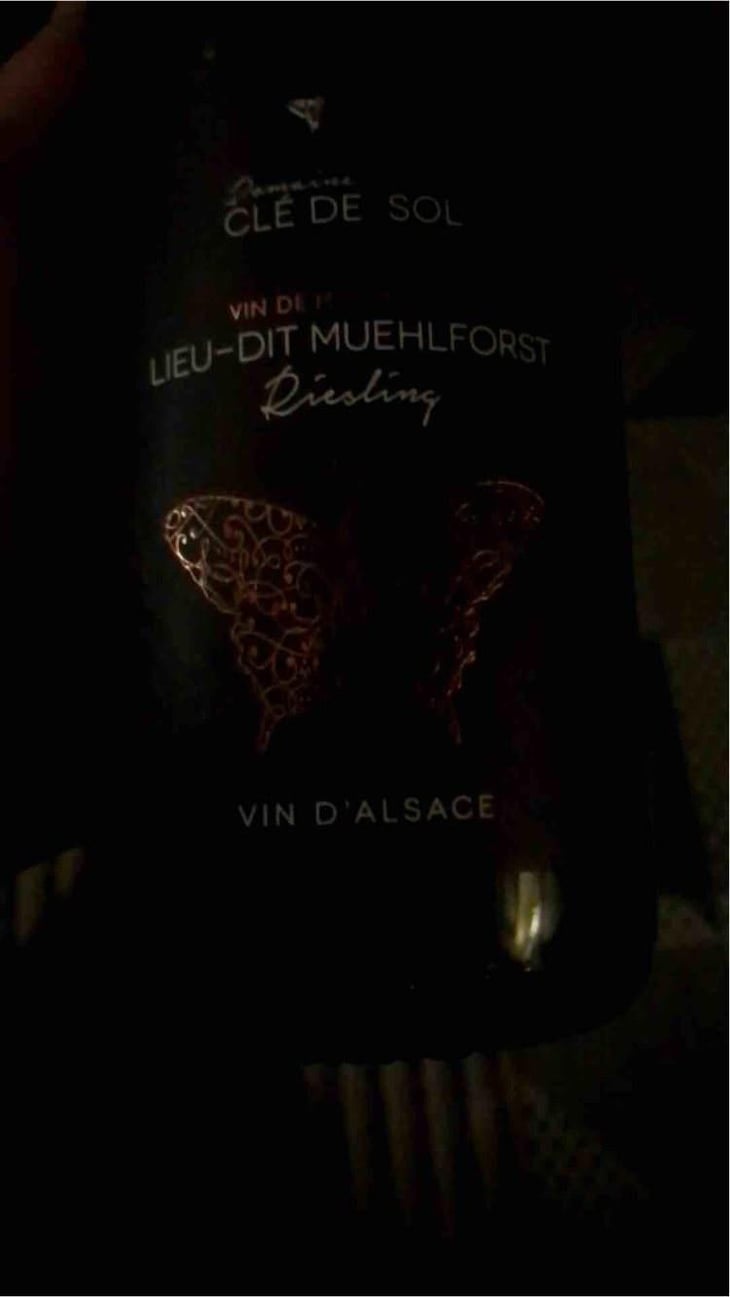 Riesling Macération Lieu-Dit Muehlforst - Domaine Clé de Sol - Jean & Simon Baltenweck & Yannick Mignot 