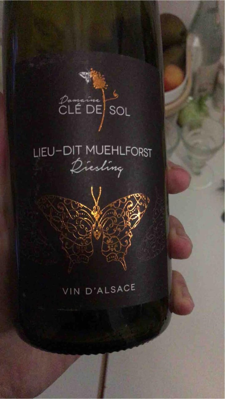Riesling Macération Lieu-Dit Muehlforst - Domaine Clé de Sol - Jean & Simon Baltenweck & Yannick Mignot 