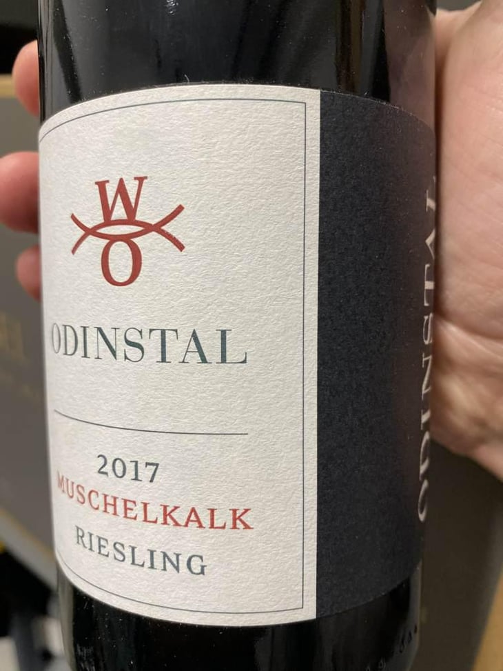 Riesling Muschelkalk - Weingut Odinstal - Thomas Hensel & Andreas Schumann -2017