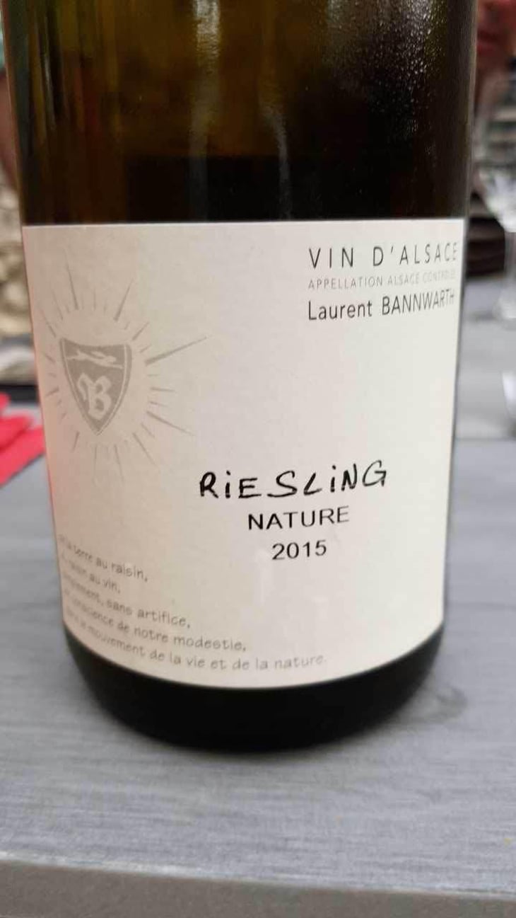 Riesling Nature - Laurent Bannwarth - Stéphane Bannwarth 
