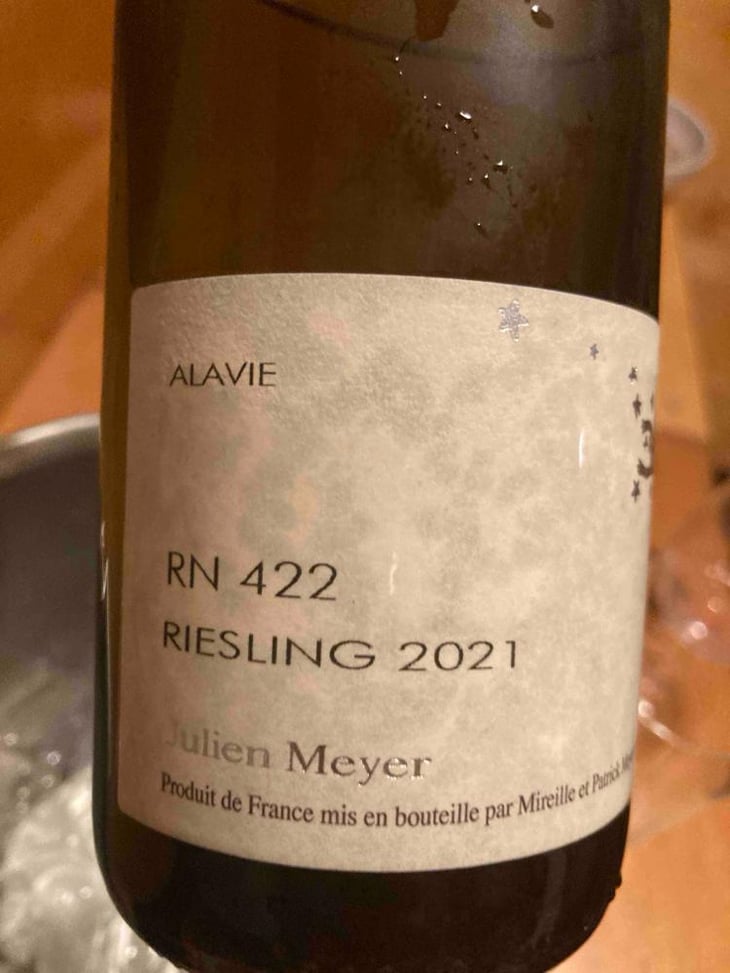 À La Vie - Domaine Julien Meyer - Patrick Meyer -2020