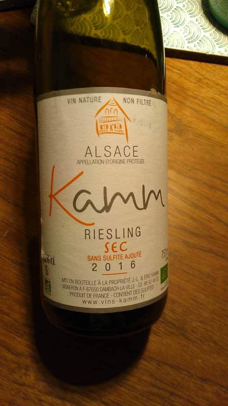 Riesling Sec - Jean-Louis & Éric Kamm - Éric Kamm 
