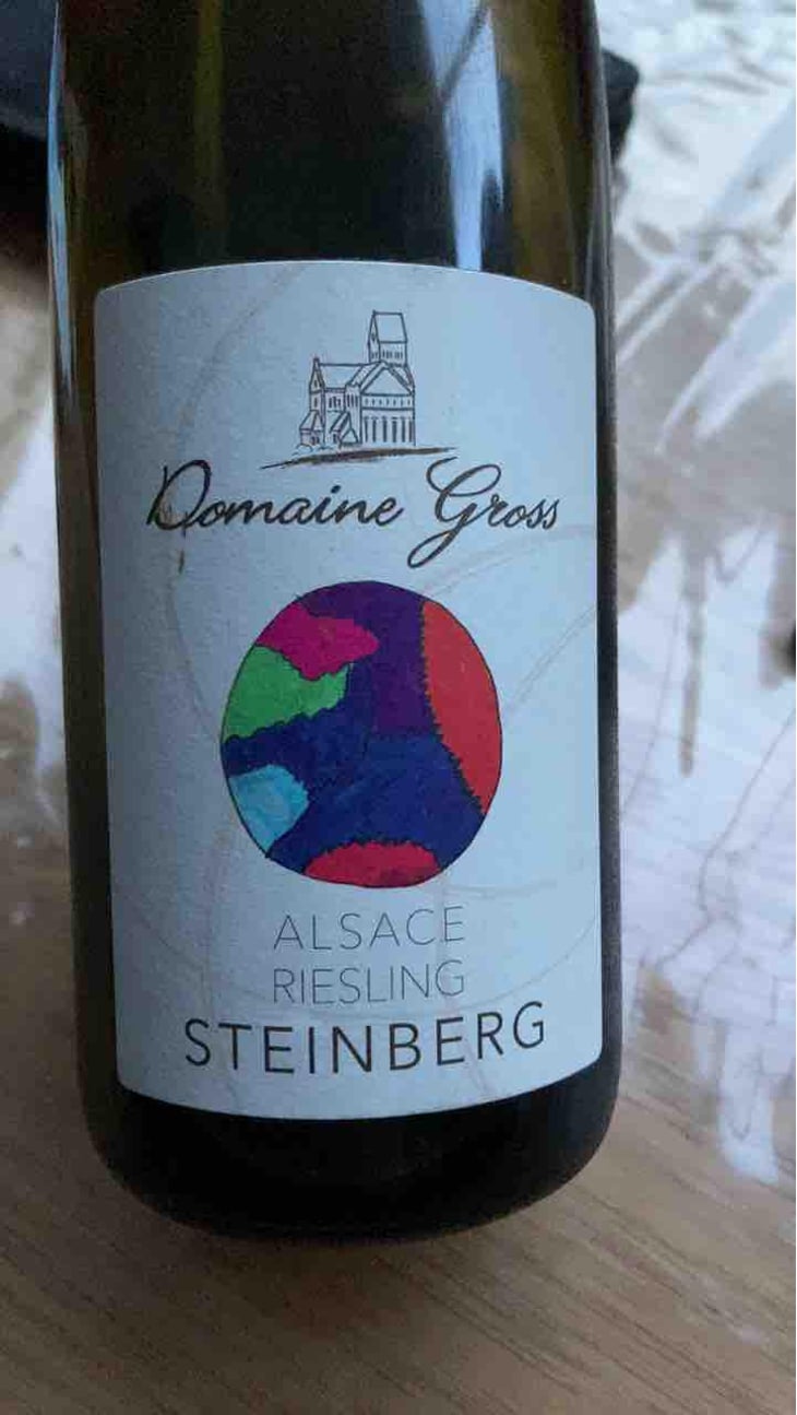 Riesling Steinberg - Domaine Gross - Rémy & Vincent Gross 