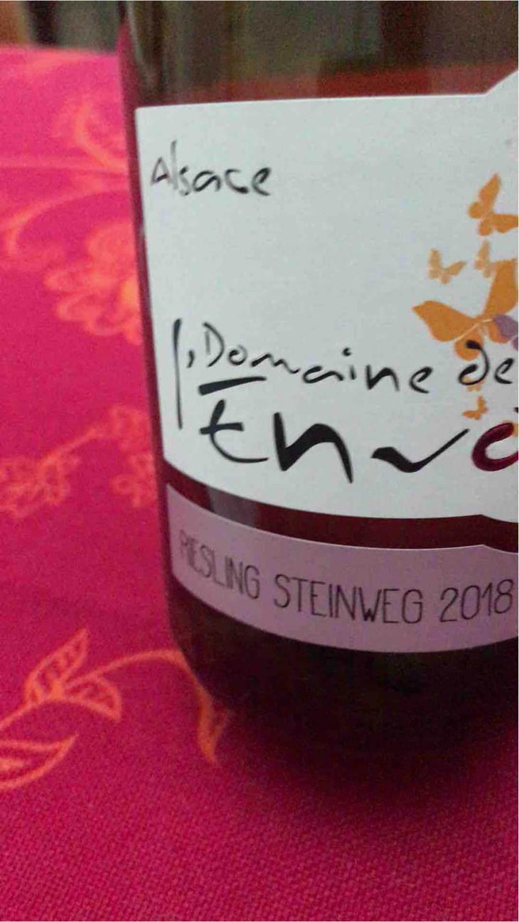 Riesling Steinweg - Domaine De L’envol - Bernard, Manuela, Daniel, Raphaël & Catherine Hirsinger 