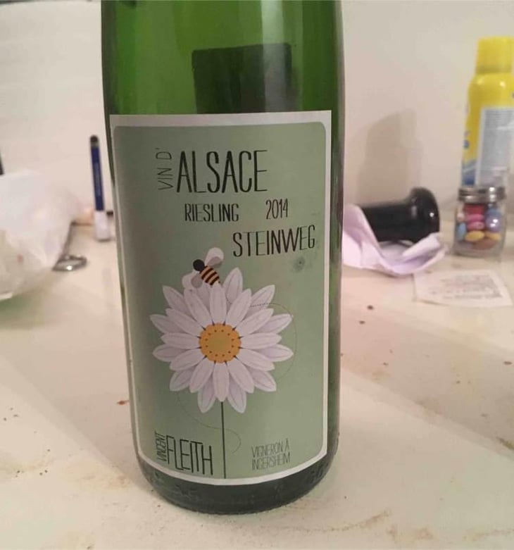 Riesling Steinweg - Vincent Fleith - Brigitte et Vincent Fleith 