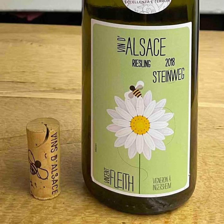Riesling Steinweg - Vincent Fleith - Brigitte et Vincent Fleith 