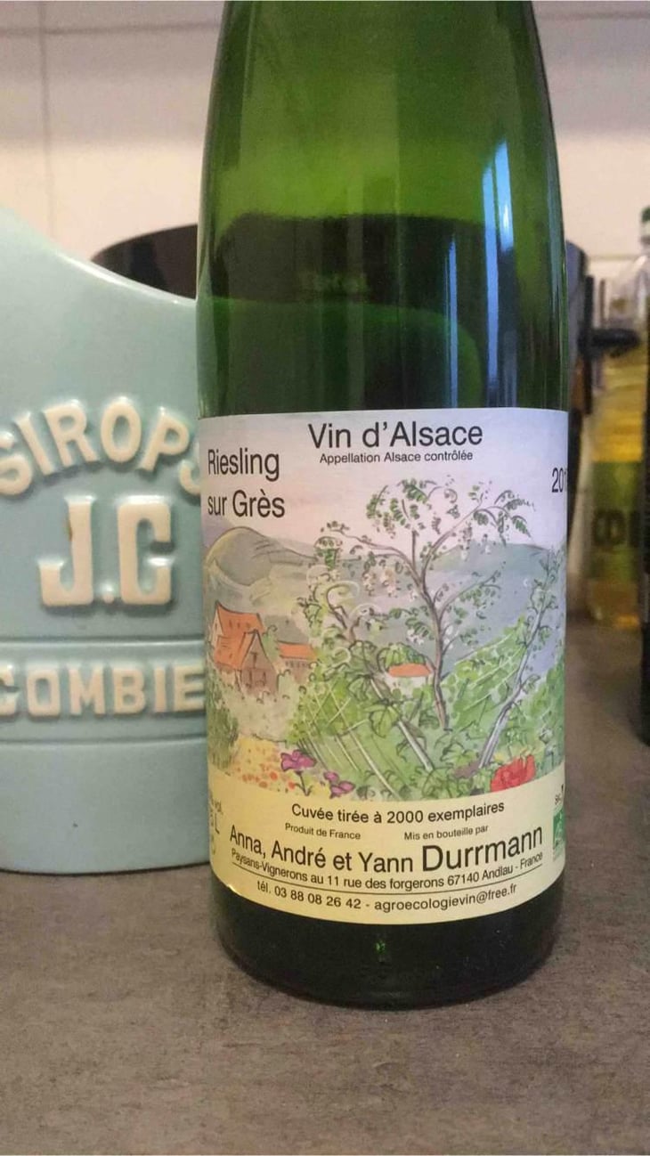 Riesling Sur Grès - Anna, André & Yann Durrmann - Anna, André & Yann Durrmann 