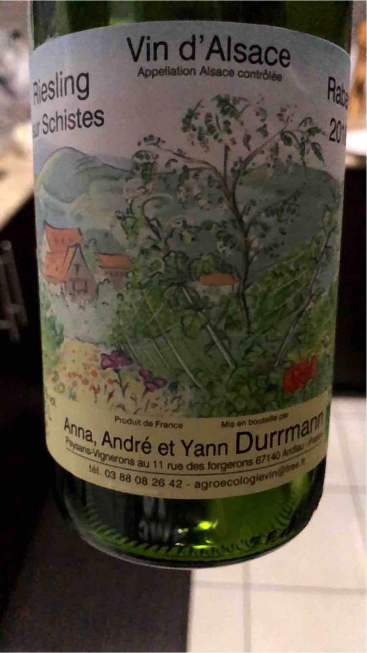 Riesling sur Schistes - Anna, André & Yann Durrmann - Anna, André & Yann Durrmann 