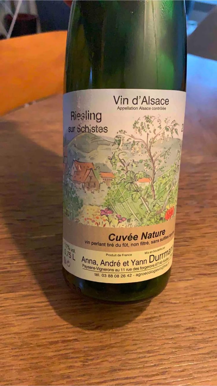 Riesling sur Schistes - Anna, André & Yann Durrmann - Anna, André & Yann Durrmann 