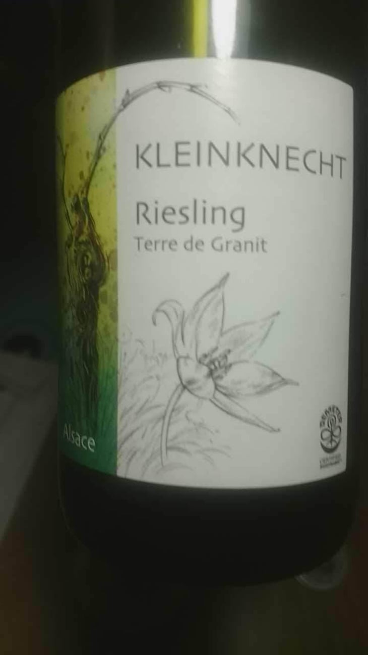 Riesling "Terre de Granite" - Domaine Kleinknecht - André Kleinknecht 