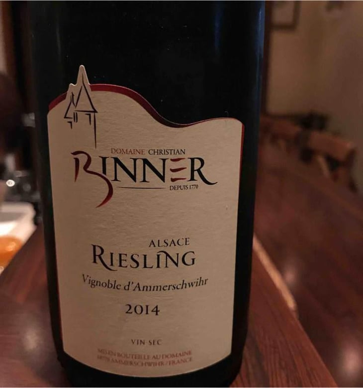 Riesling Vignoble d'Ammerschwihr - Domaine Christian Binner - Christian Binner et son équipe 