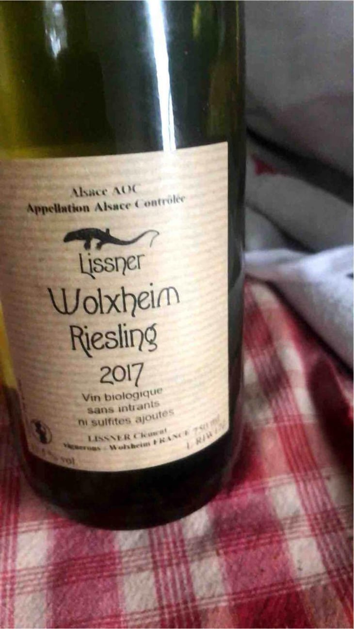 Riesling Wolxheim - Lissner - Bruno et Theo Schloegel 