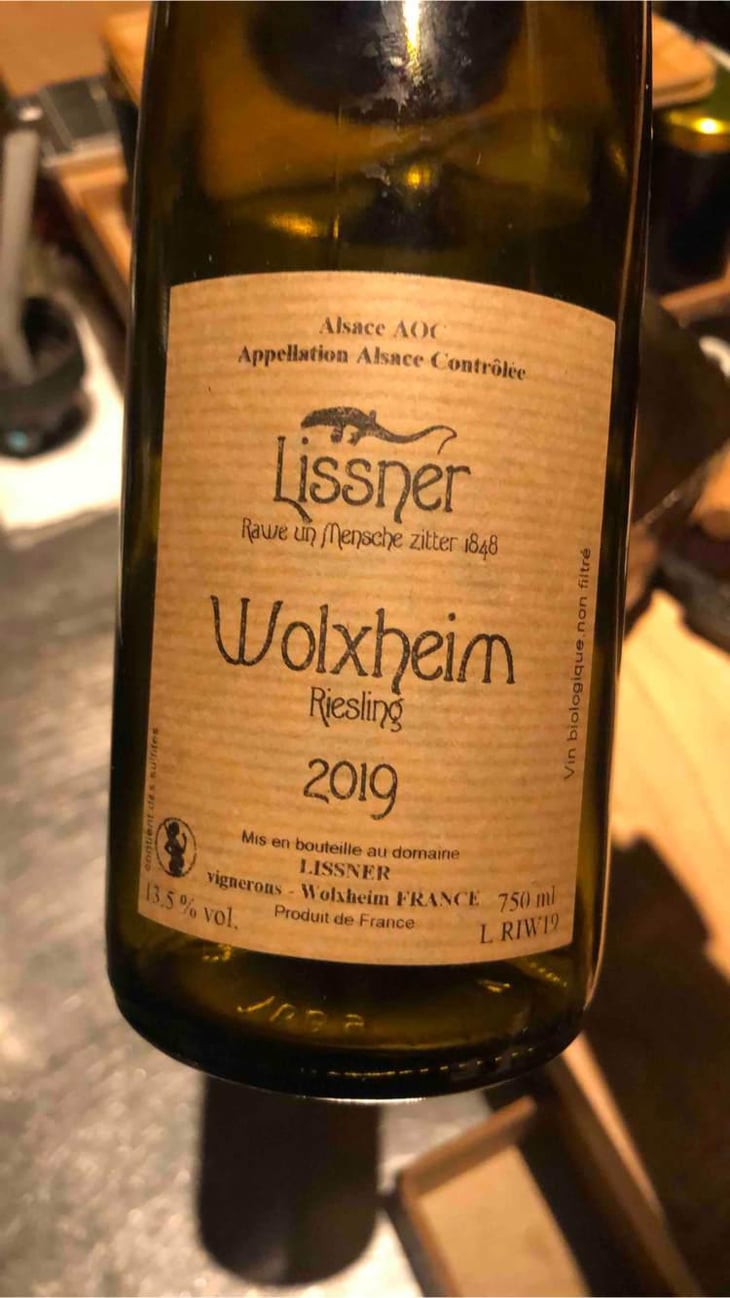 Riesling Wolxheim - Lissner - Bruno et Theo Schloegel 