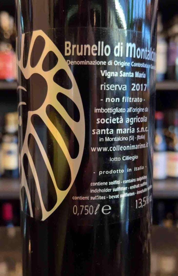 Riserva Santa Maria - Podere Sante Marie - Luisa & Marino Colleoni -2017