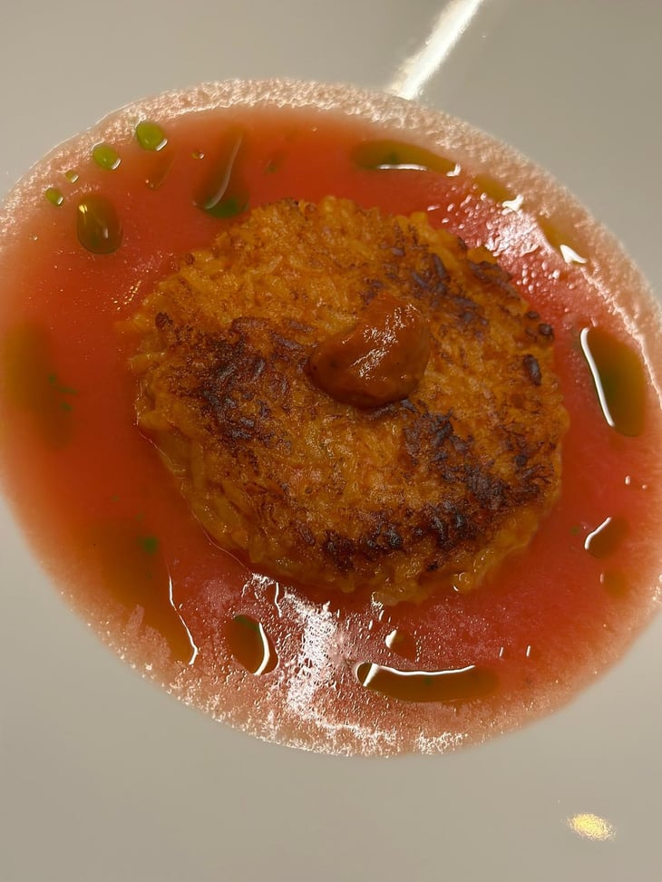 Riso Al Salto E Gazpacho Di Pomodoro - Verso - 772222