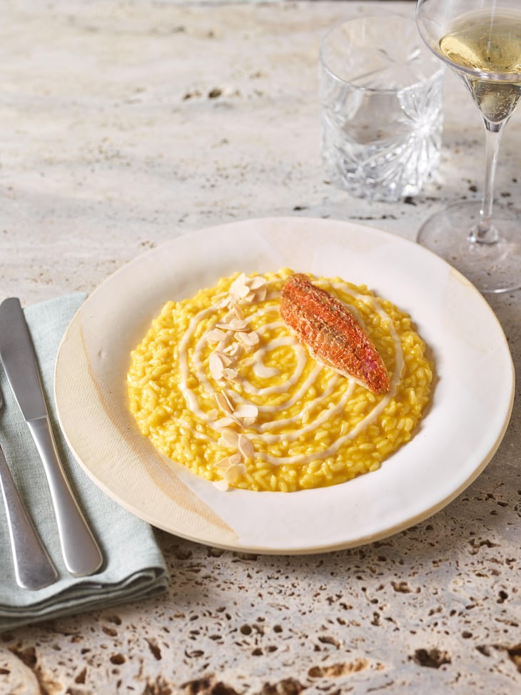 Risotto, Carota, Mandorla E Triglia - Ristorante l’Olivo - 622782