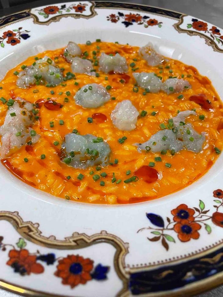 Risotto Con Mazzancolle E Peperoni - Don Diego Ristorante - 645115