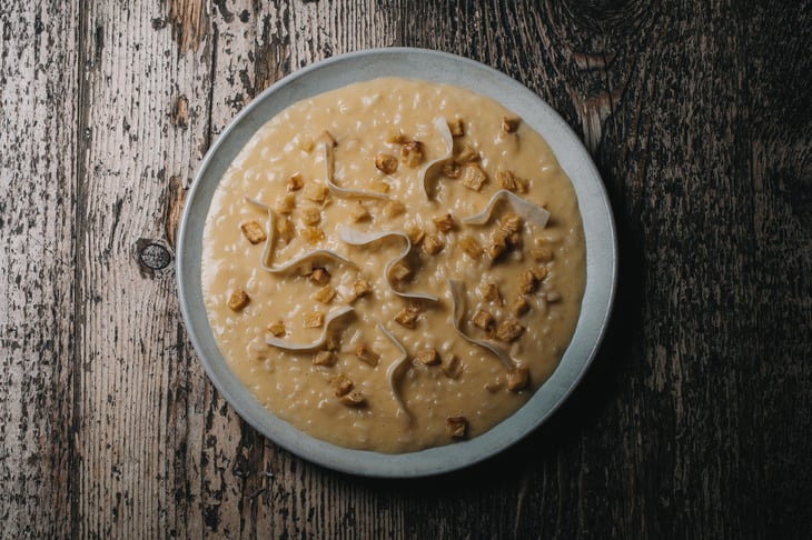Risotto Sedano Rapa Al Fieno - Osteria Della Bottega - 636290
