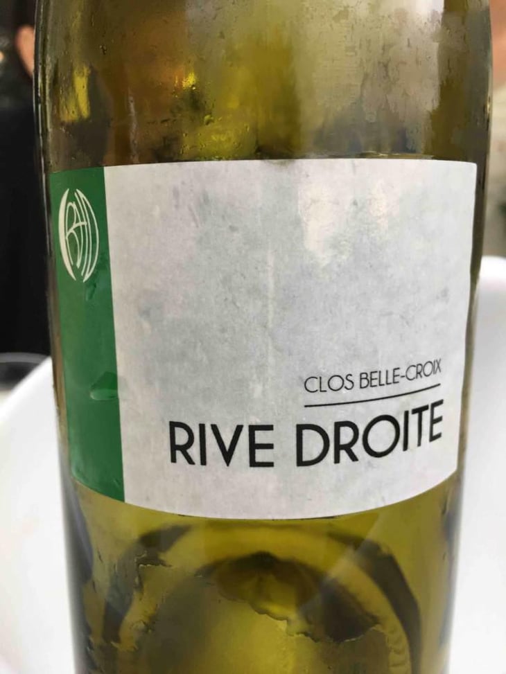 Rive Droite (blanc) - Clos Belle Croix - Reynald Héaulé 