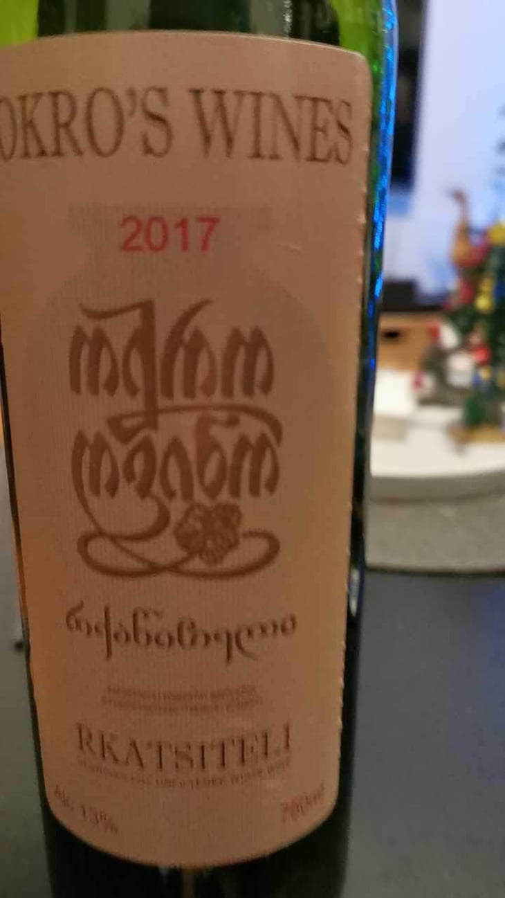 Rkatsiteli - Okro's Wines - John Okruashvili 