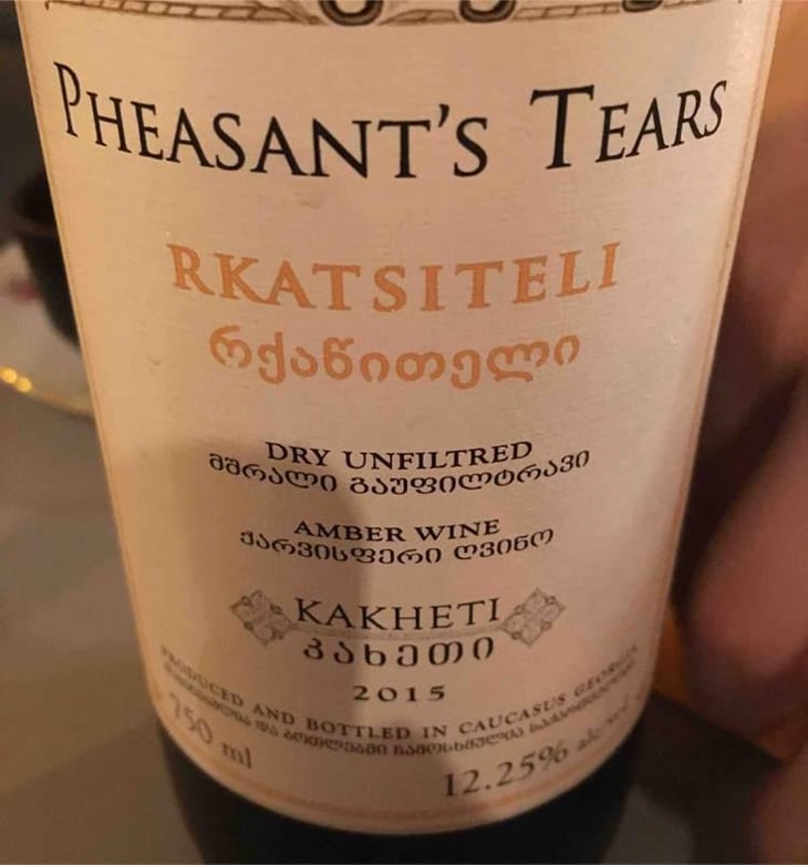 Rkatsiteli - Pheasant's Tears - John Wurdeman, Gela Patalishvili & Erik Andermo 