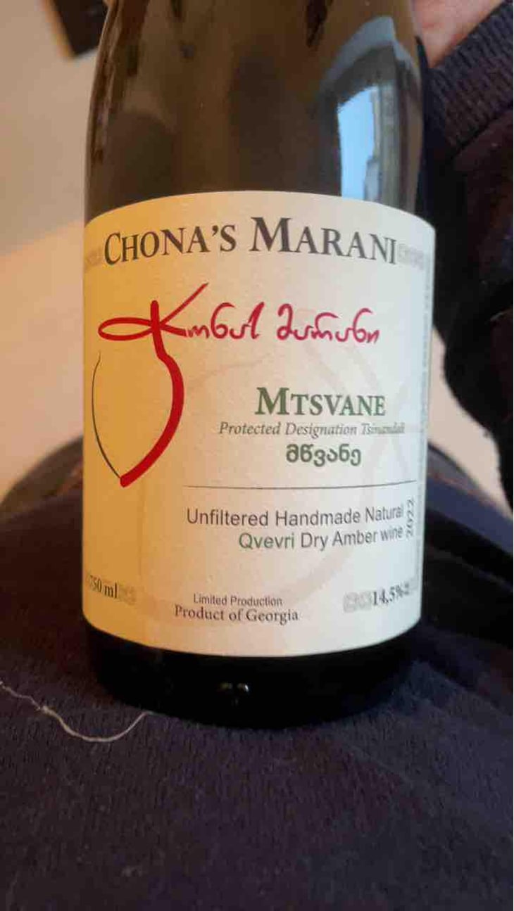 Rkatsiteli - Chona’s Marani - Mikheil Chonishvili -2019