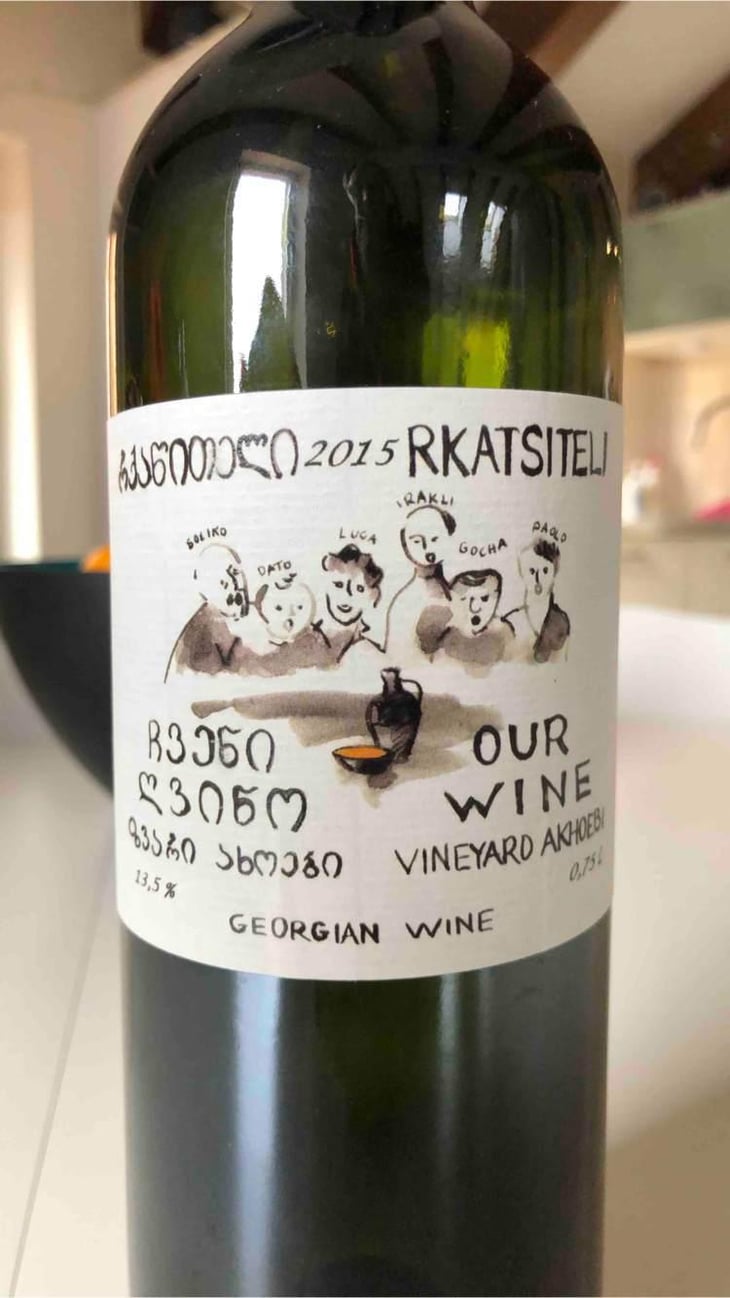 Rkatsiteli Grand Cru Akhoebi - Our Wine - Chveni Gvino - Soliko Tsaishvili & Irakli Pruidze 