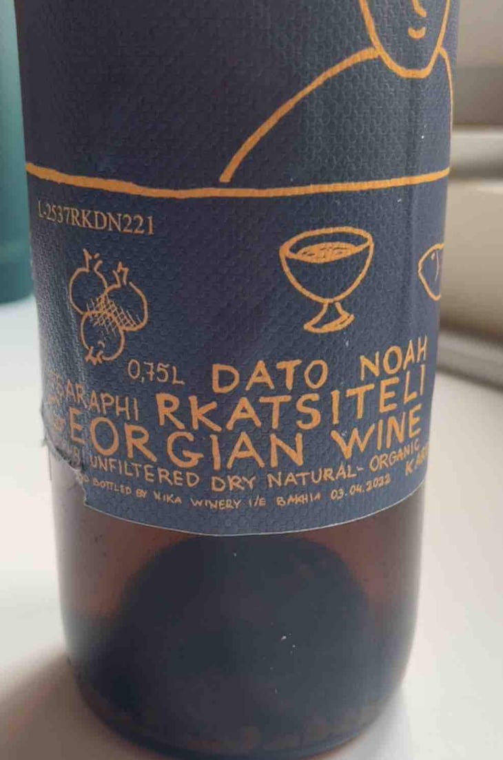 Rkatsiteli Grand Cru Tsarapi - Our Wine - Chveni Gvino - Soliko Tsaishvili & Irakli Pruidze 