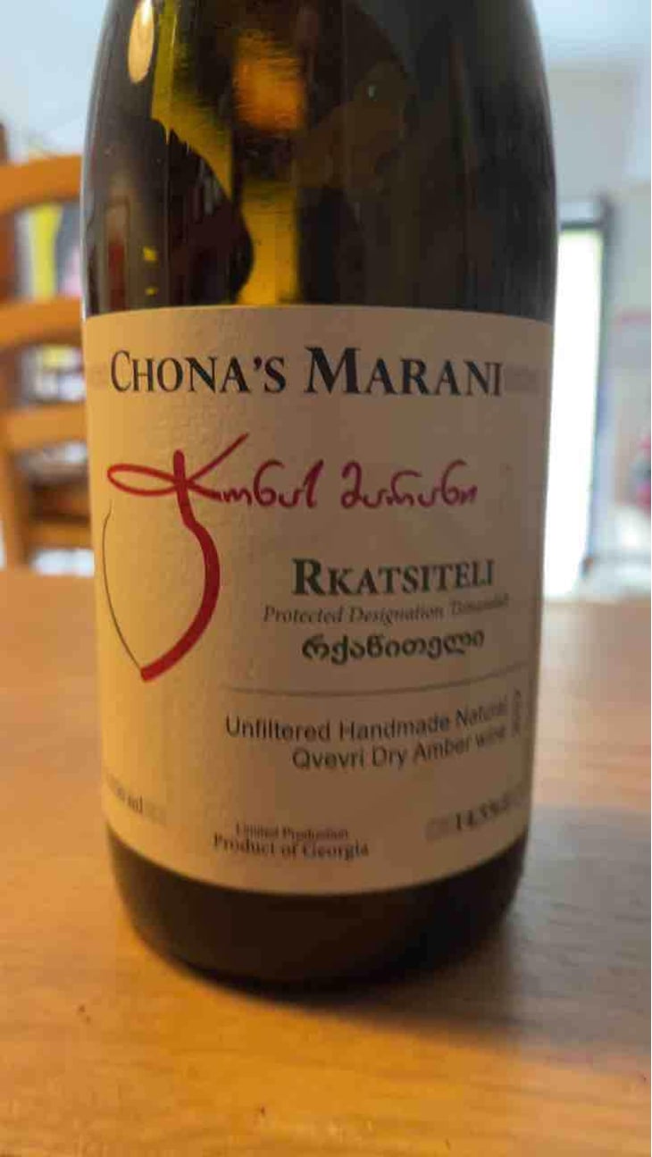 Rkatsiteli - Chona’s Marani - Mikheil Chonishvili -2019