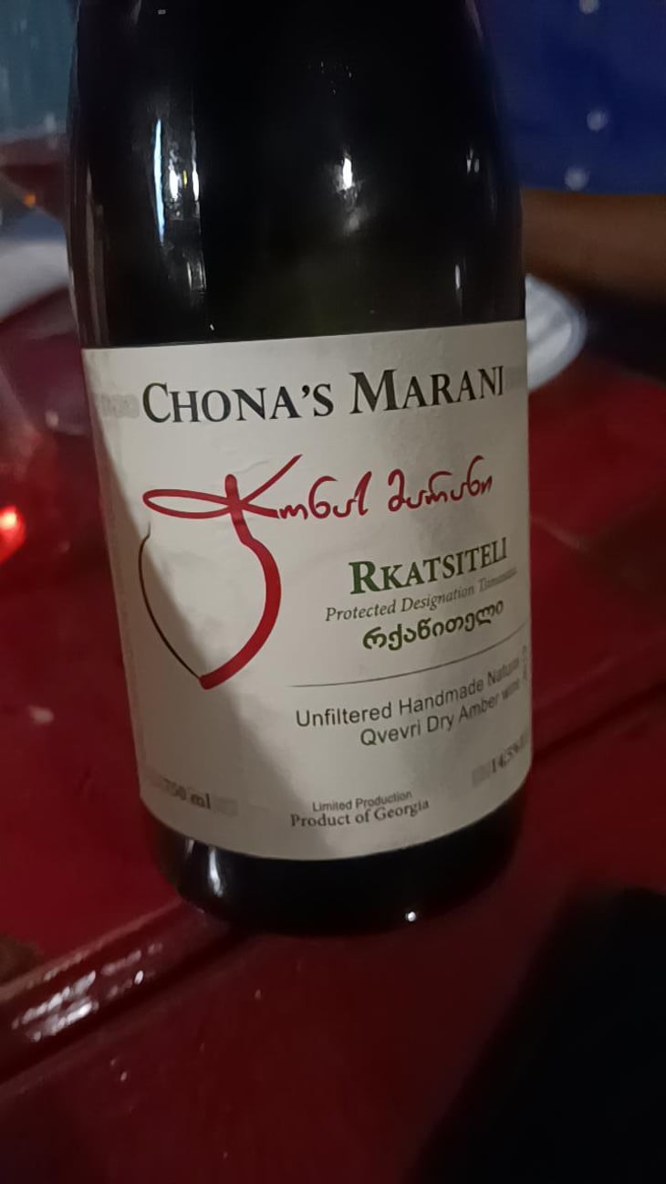 Rkatsiteli - Chona’s Marani - Mikheil Chonishvili -2019