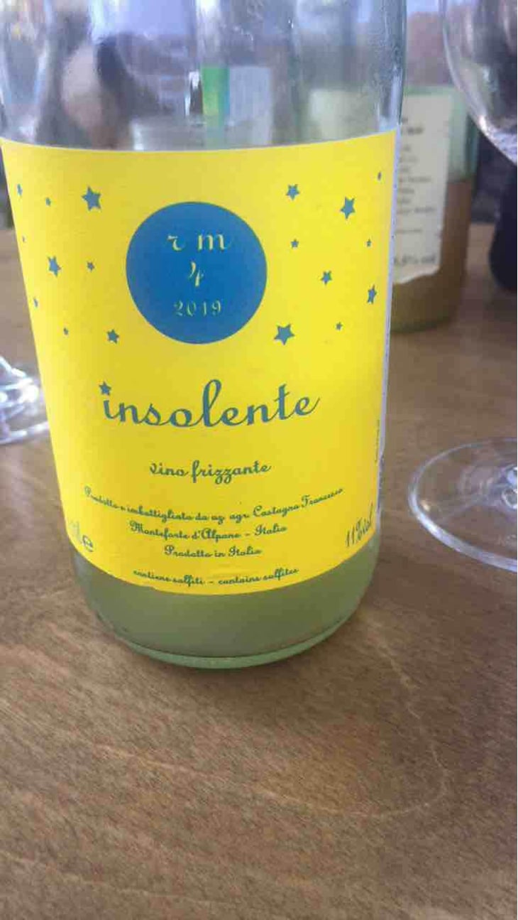 Vino Frizzante - Insolente Vini - Luca Elettri -2020