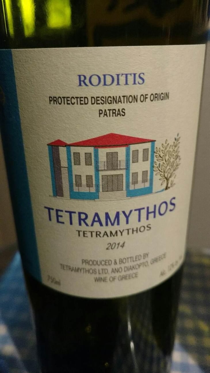 Roditis - Tetramythos Winery - Τετράμυθος - Panos Papayiannopoulos, Aristos Spanos, Eustatius Spanos 