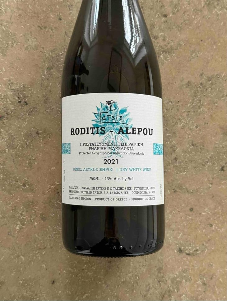 Roditis - Alepou - Tatsis Winery - Perikles & Stergios Tatsis -2019