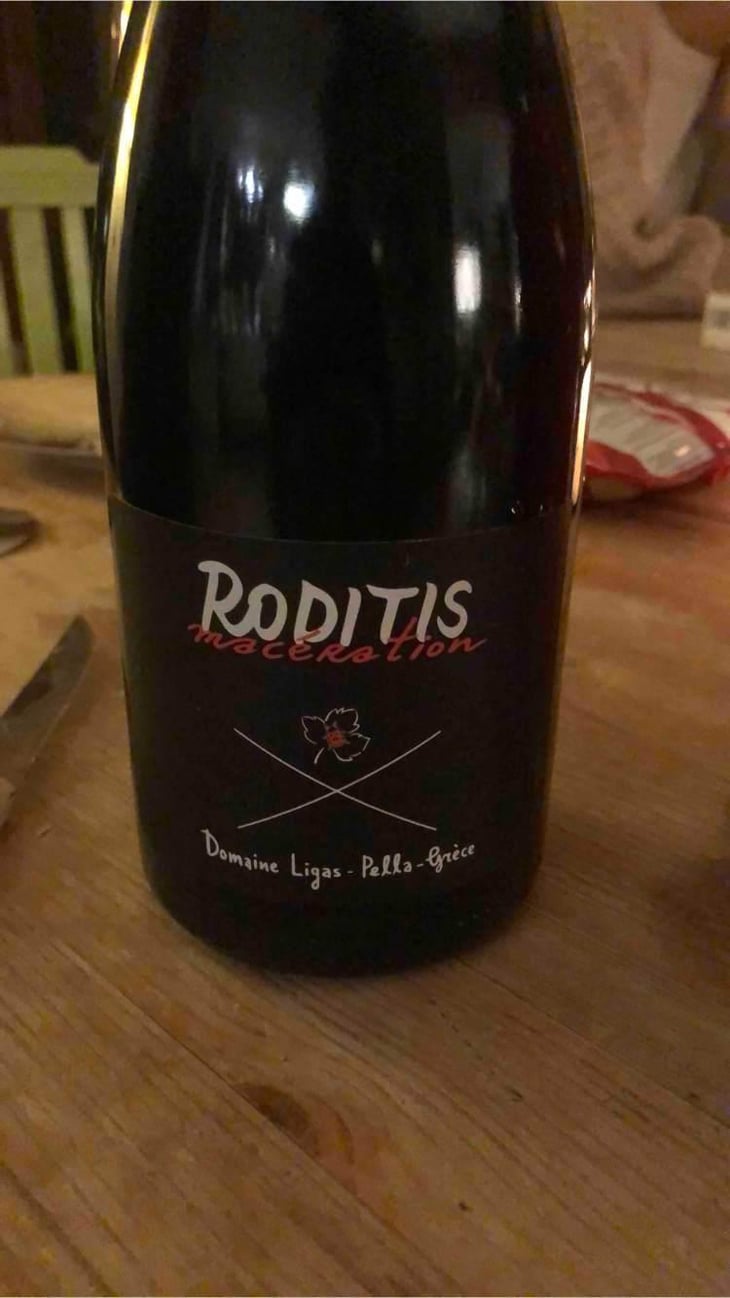 Roditis Macération - Domaine Ligas - Ktima Ligas - Meli Ligas & Thomas Ligas 