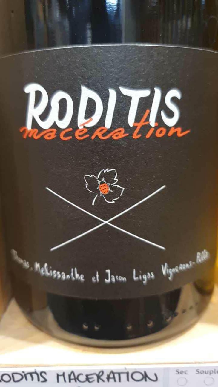 Roditis Macération - Domaine Ligas - Ktima Ligas - Meli Ligas & Thomas Ligas 