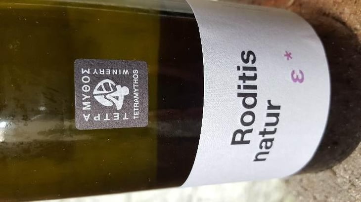 Roditis Natur - Tetramythos Winery - Τετράμυθος - Panos Papayiannopoulos, Aristos Spanos, Eustatius Spanos 