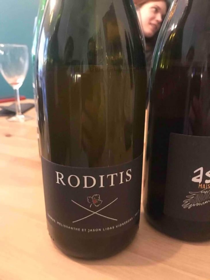 Roditis Orange Natur - Tetramythos Winery - Τετράμυθος - Panos Papayiannopoulos, Aristos Spanos, Eustatius Spanos 