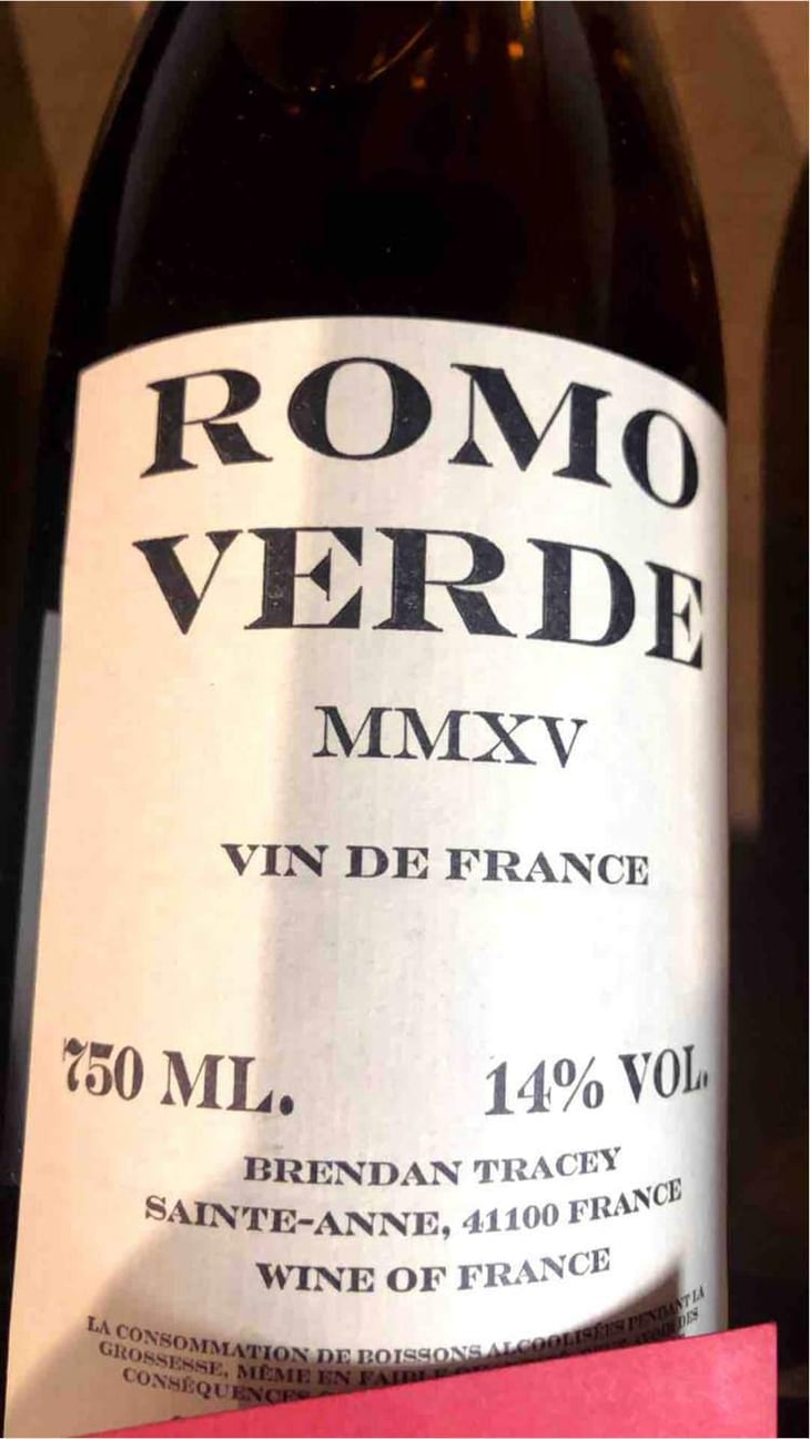 Romo Verde - Domaine Le Clocher - Les Vins de Sainte Anne - Brendan & Sean Tracey 