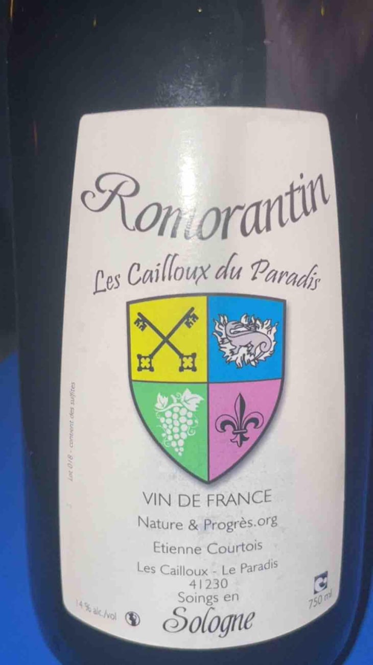 Romorantin - Les Cailloux du Paradis - Claude & Etienne Courtois 