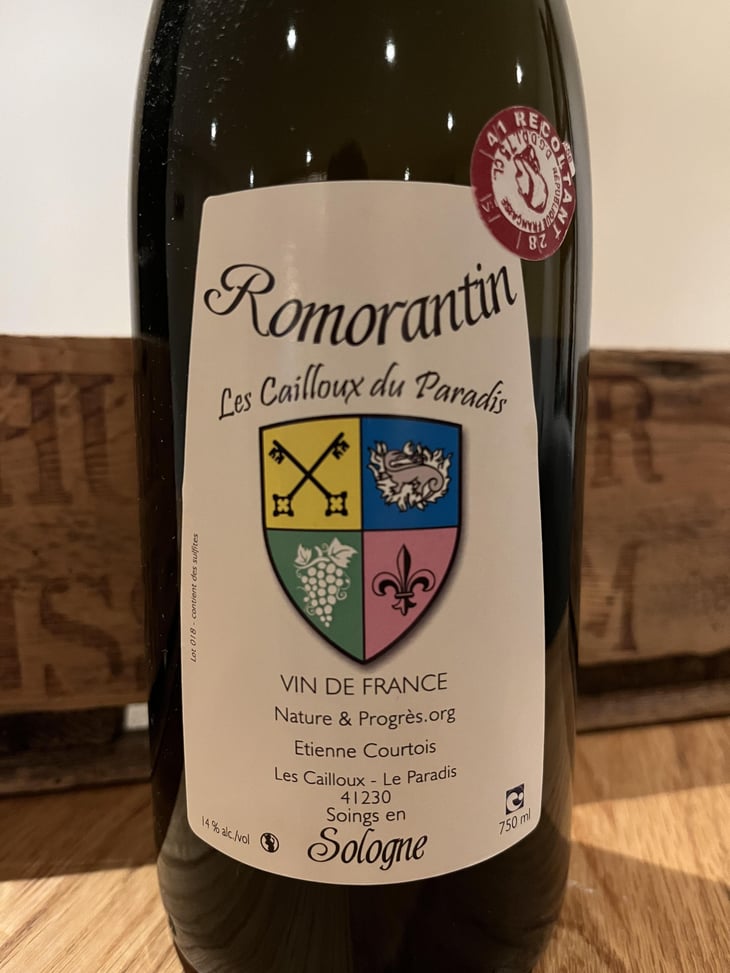 Romorantin - Les Cailloux du Paradis - Claude & Etienne Courtois 