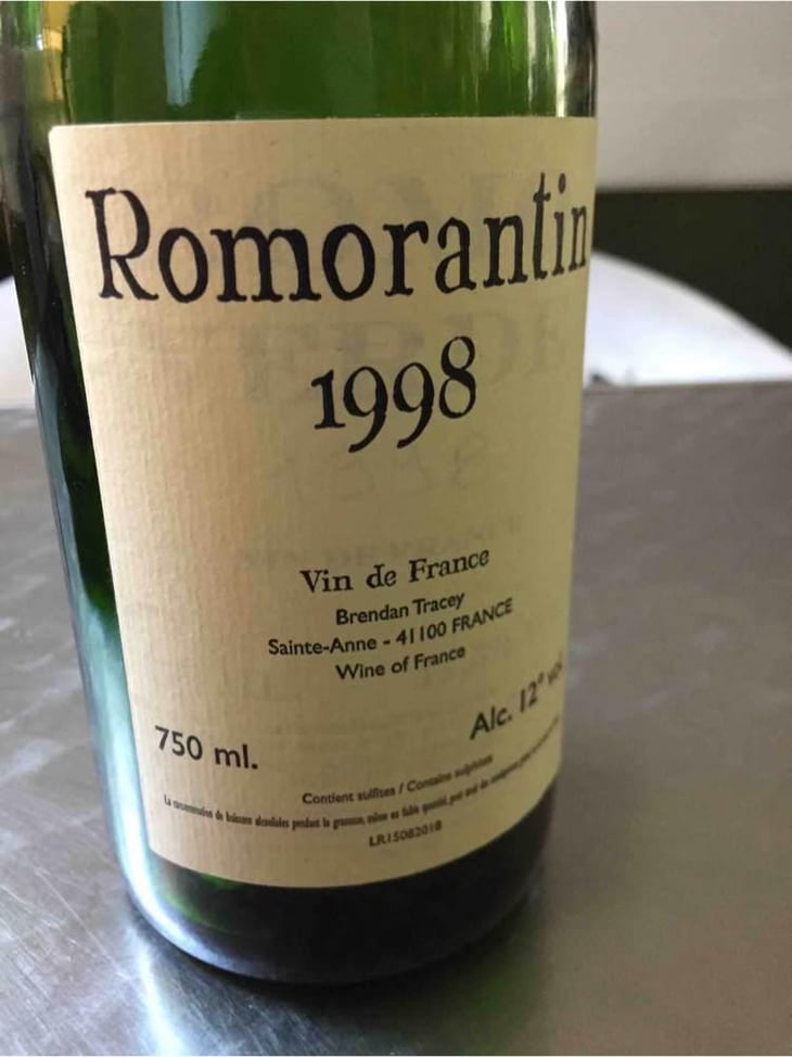 Romorantin - Domaine Le Clocher - Les Vins de Sainte Anne - Brendan & Sean Tracey 